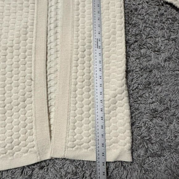 Vintage 60s 70s Crochet Woven Coquette Cardigan Size M - Picture 6 of 8